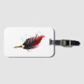 Federnstift mit Goldnippe Gepäckanhänger (Vorderseite (Horizontal))