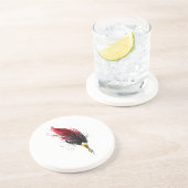 Federnstift mit Goldnippe Getränkeuntersetzer (Seite)