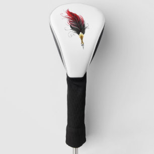 Federnstift mit Goldnippe Golf Headcover