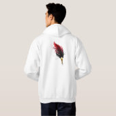 Federnstift mit Goldnippe Hoodie (Schwarz voll)
