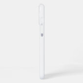 Federnstift mit Goldnippe iPhone Hülle (Linke Seite)