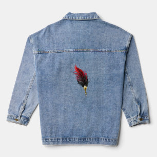 Federnstift mit Goldnippe Jeansjacke