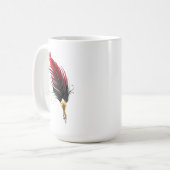 Federnstift mit Goldnippe Kaffeetasse (Vorderseite Links)