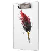 Federnstift mit Goldnippe Klemmbrett (Links)