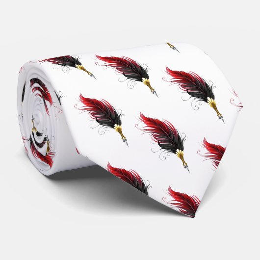 Federnstift mit Goldnippe Krawatte (Gerollt)