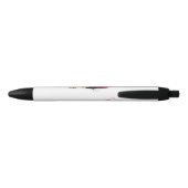 Federnstift mit Goldnippe Kugelschreiber (Rückseite)