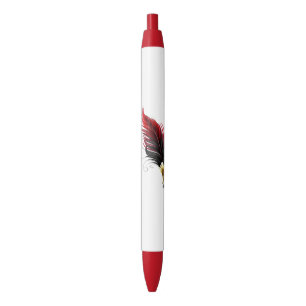 Federnstift mit Goldnippe Kugelschreiber