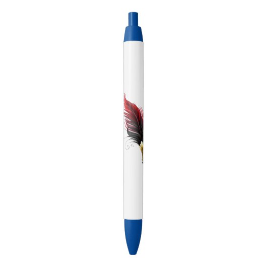 Federnstift mit Goldnippe Kugelschreiber (Vorderseite Vertikal)