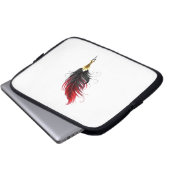 Federnstift mit Goldnippe Laptopschutzhülle (Vorne Knopf)