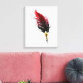 Federnstift mit Goldnippe Leinwanddruck (Insitu (Wohnzimmer))