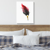 Federnstift mit Goldnippe Leinwanddruck (Insitu (Schlafzimmer))