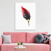 Federnstift mit Goldnippe Leinwanddruck (Insitu (Wohnzimmer))
