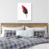 Federnstift mit Goldnippe Leinwanddruck (Insitu (Schlafzimmer))