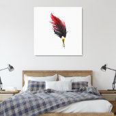 Federnstift mit Goldnippe Leinwanddruck (Insitu (Schlafzimmer))