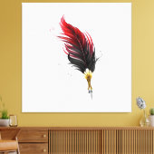 Federnstift mit Goldnippe Leinwanddruck (Insitu (Wohnzimmer))