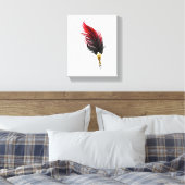 Federnstift mit Goldnippe Leinwanddruck (Insitu (Schlafzimmer))