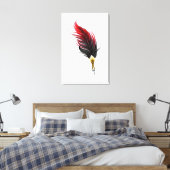 Federnstift mit Goldnippe Leinwanddruck (Insitu (Schlafzimmer))
