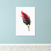 Federnstift mit Goldnippe Leinwanddruck (Insitu (Holzboden))