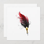 Federnstift mit Goldnippe Menükarte (Vorne/Hinten)