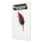 Federnstift mit Goldnippe Mini Klemmbrett (Gewinkelt2)