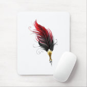 Federnstift mit Goldnippe Mousepad (Mit Mouse)