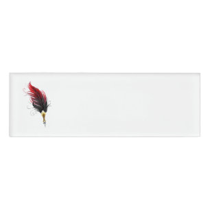 Federnstift mit Goldnippe Namenschild