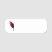 Federnstift mit Goldnippe Namensschild (Vorderseite)