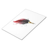 Federnstift mit Goldnippe Notizblock (angewinkelt)