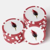 Federnstift mit Goldnippe Pokerchips (Stapel)