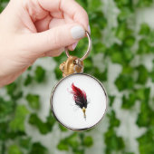 Federnstift mit Goldnippe Schlüsselanhänger (Hand)