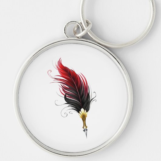 Federnstift mit Goldnippe Schlüsselanhänger (Vorne)