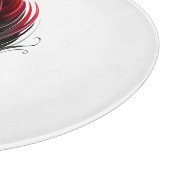 Federnstift mit Goldnippe Schneidebrett (Ecke)