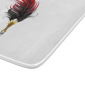 Federnstift mit Goldnippe Schneidebrett (Ecke)