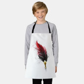 Federnstift mit Goldnippe Schürze (Getragen)