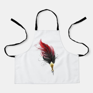 Federnstift mit Goldnippe Schürze