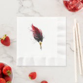 Federnstift mit Goldnippe Serviette (Beispiel)
