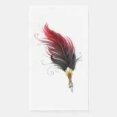 Federnstift mit Goldnippe Serviette (Vorderseite)