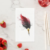 Federnstift mit Goldnippe Serviette (Beispiel)