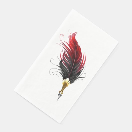 Federnstift mit Goldnippe Serviette (Ecke)
