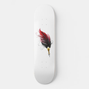 Federnstift mit Goldnippe Skateboard