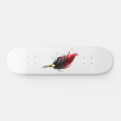 Federnstift mit Goldnippe Skateboard (Horizontal)