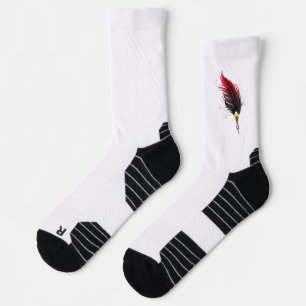Federnstift mit Goldnippe Socken