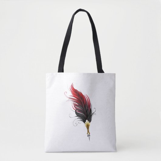Federnstift mit Goldnippe Tasche (Vorderseite)