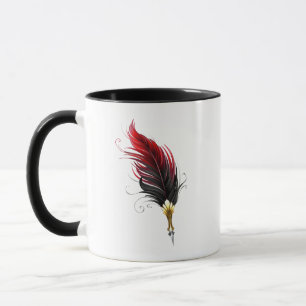 Federnstift mit Goldnippe Tasse