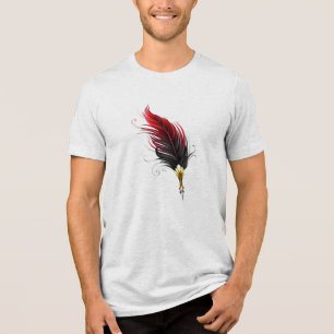 Federnstift mit Goldnippe Tri-Blend Shirt