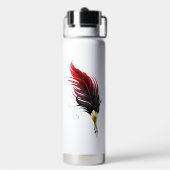 Federnstift mit Goldnippe Trinkflasche (Hinten)