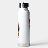 Federnstift mit Goldnippe Trinkflasche (Links)