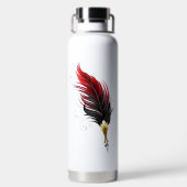 Federnstift mit Goldnippe Trinkflasche (Rückseite)
