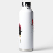 Federnstift mit Goldnippe Trinkflasche (links)