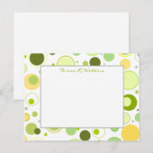 Federpunkte Postkarte (Vorne/Hinten)